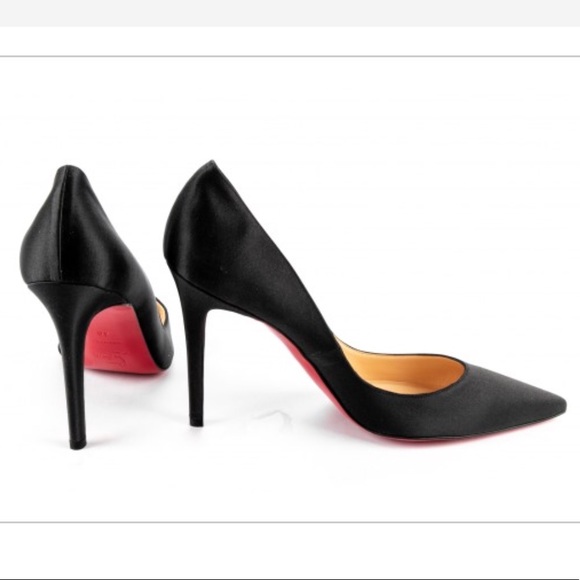 SOLD -New Christian Louboutin Satin Pumps - Picture 4 of 8